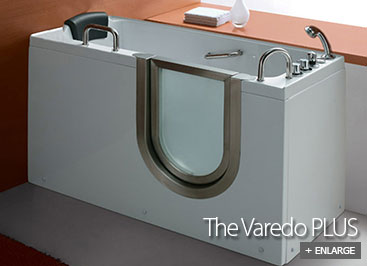 Walk in Hydro Bath - Varedo Plus (sideview)