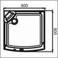 Shower Cabin Tray Sizing